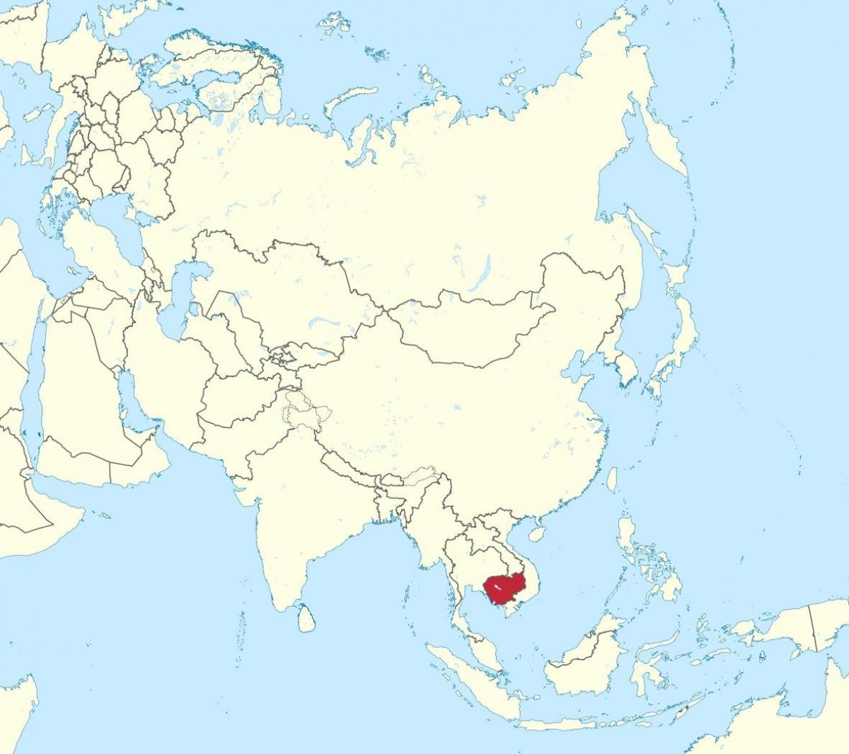 Mapa je iz Kambodže u aziji