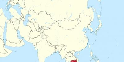 Mapa je iz Kambodže u aziji