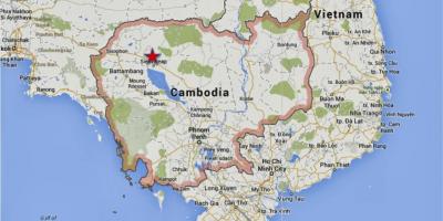 Mapa siem žnjeti Kambodžu
